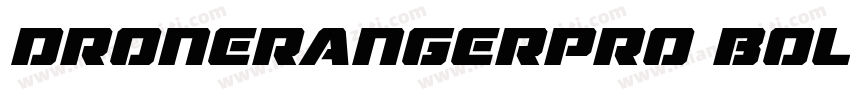DroneRangerPro Bold字体转换